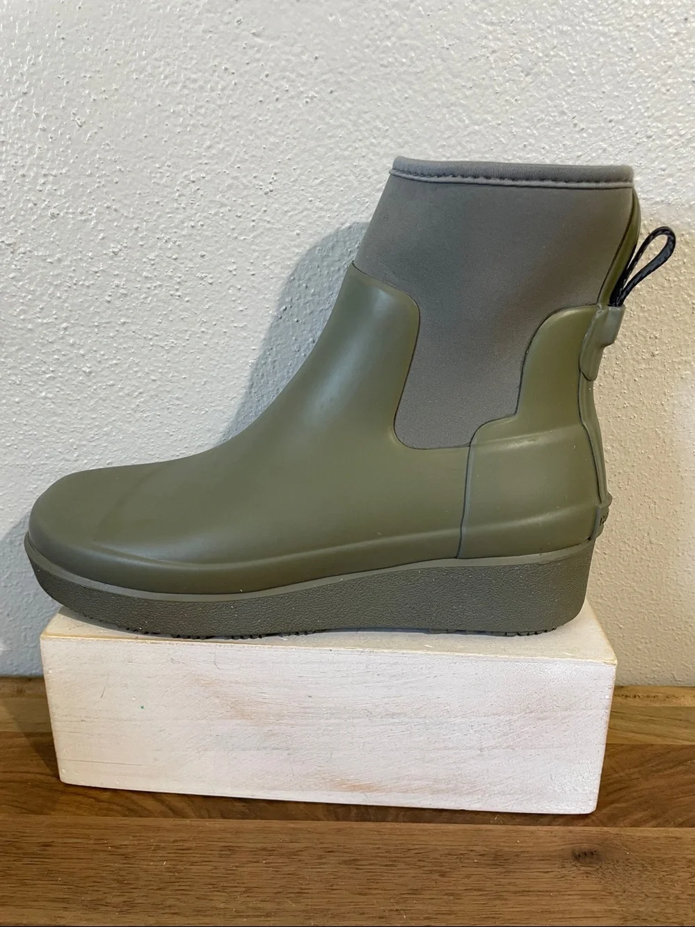 Outdoor Original Play Waterproof Rain Boots Sage Pull On Hunter US 7 Heritage